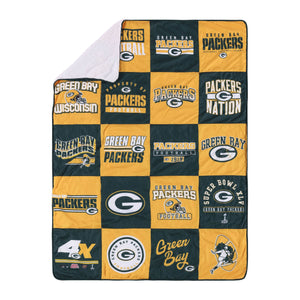 Green Bay Packers NFL Team Pride Patches Quilt
