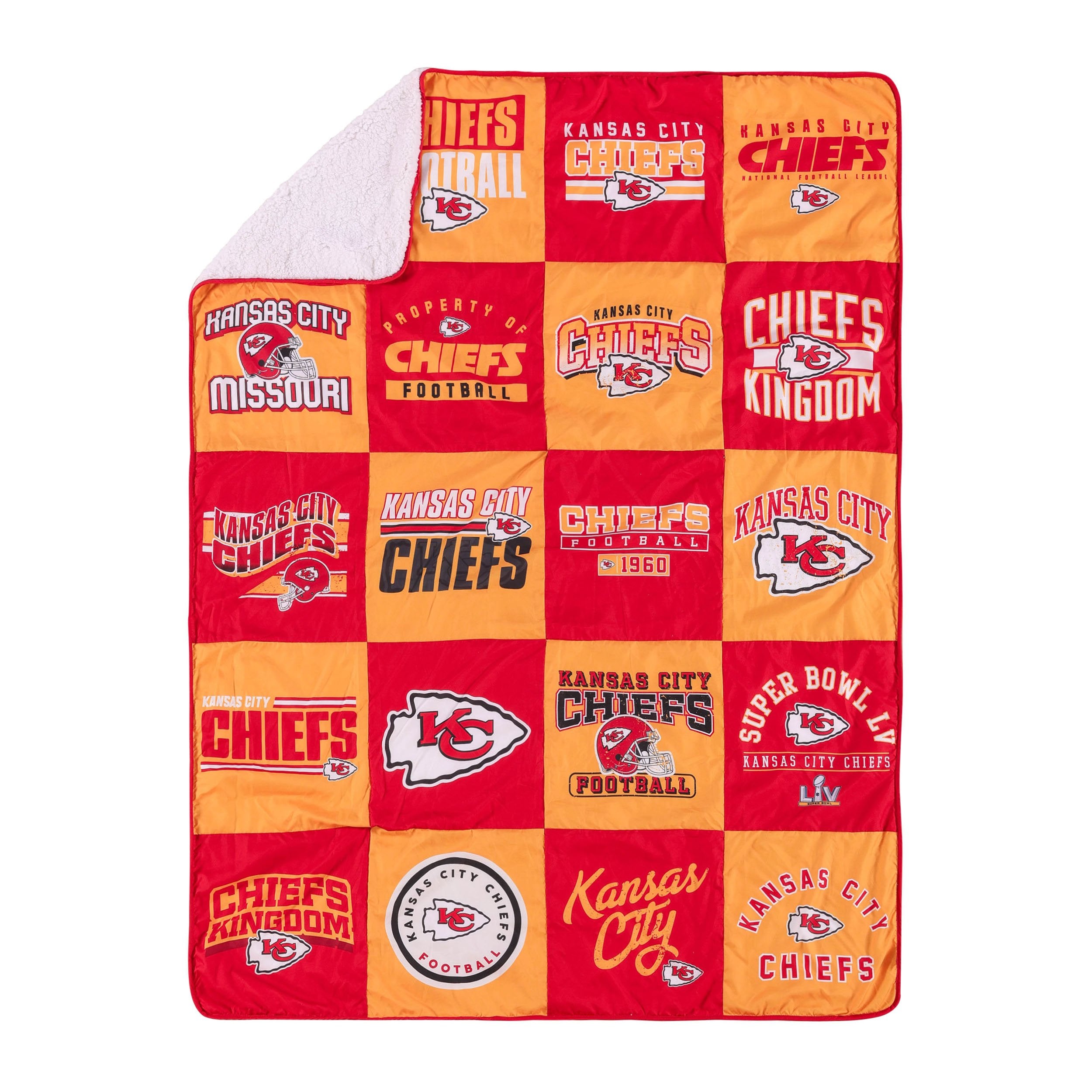 Kansas City Chiefs NFL Team Pride Patches Quilt