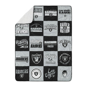 Las Vegas Raiders NFL Team Pride Patches Quilt
