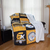 Pittsburgh Steelers NFL Team Pride Patches Quilt