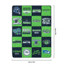 Seattle Seahawks NFL Team Pride Patches Quilt