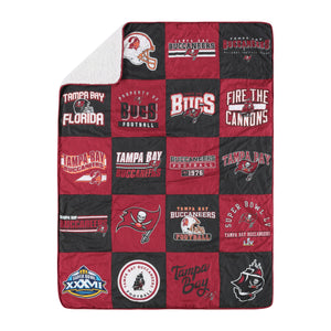 Tampa Bay Buccaneers NFL Team Pride Patches Quilt