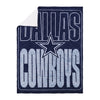 Dallas Cowboys NFL Big Game Sherpa Lined Throw Blanket