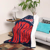 New England Patriots NFL Big Game Sherpa Lined Throw Blanket