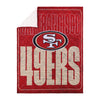 San Francisco 49ers NFL Big Game Sherpa Lined Throw Blanket