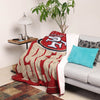 San Francisco 49ers NFL Big Game Sherpa Lined Throw Blanket