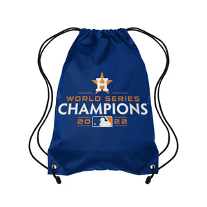 Houston Astros MLB 2022 World Series Champions Drawstring Backpack