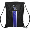 MLB Big Stripe Zipper Drawstring Backpack - Pick Your Team!