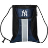 MLB Big Stripe Zipper Drawstring Backpack - Pick Your Team!