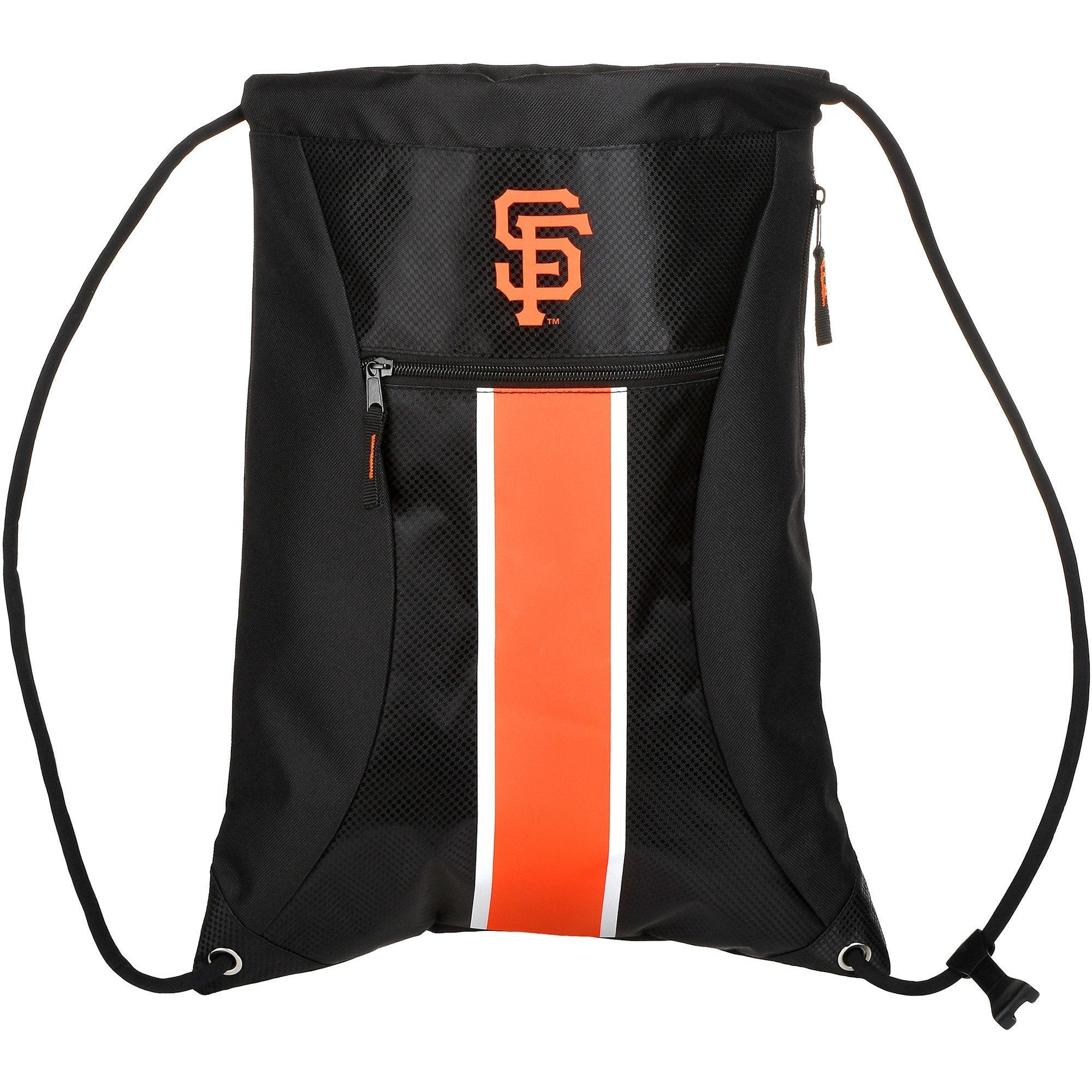 San Francisco Giants MLB Big Stripe Zipper Drawstring Backpack