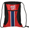 MLB Big Stripe Zipper Drawstring Backpack - Pick Your Team!