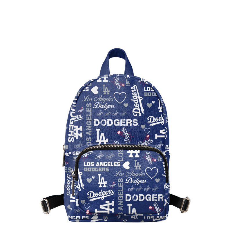 dodgers mini backpack Los Angeles Dodgers MLB Logo Love Mini Backpack