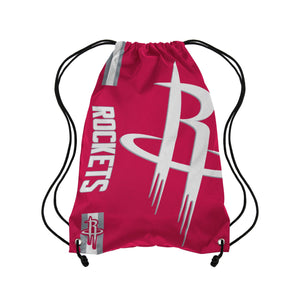Houston Rockets NBA Big Logo Drawstring Backpack