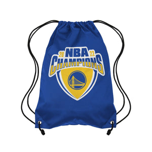 Golden State Warriors 2022 NBA Champions Logo Drawstring Backpack
