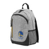 Golden State Warriors NBA Heather Grey Bold Color Backpack