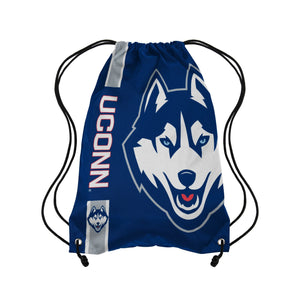 UConn Huskies NCAA Big Logo Drawstring Backpack