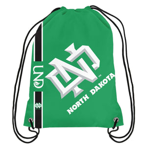North Dakota Fighting Hawks NCAA Big Logo Drawstring Backpack