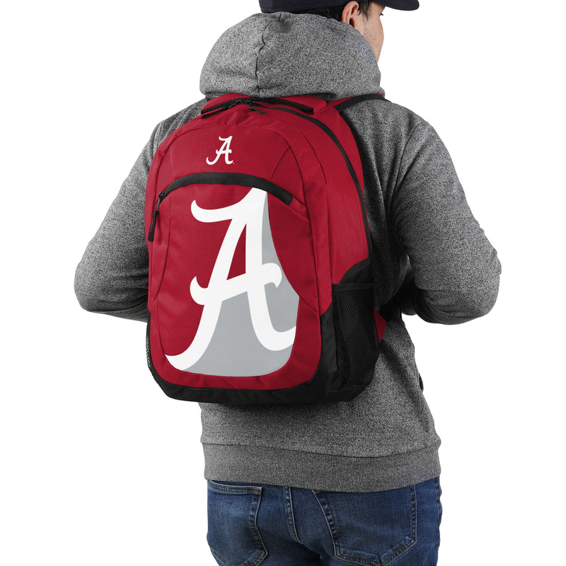 Alabama Crimson Tide NCAA Colorblock Action Backpack Alabama Crimson Tide NCAA Colorblock Action Backpack