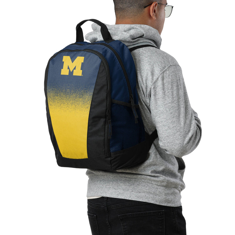 NCAA Logo Stripe Action Backpack - Michigan Wolverines