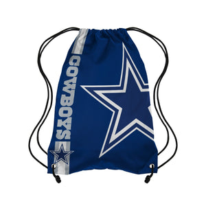 Dallas Cowboys NFL Big Logo Drawstring Backpack