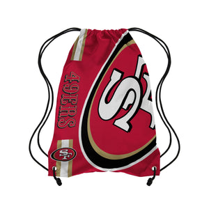 San Francisco 49ers NFL Big Logo Drawstring Backpack
