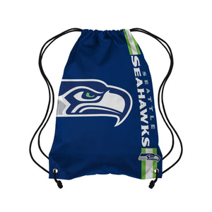 Seattle Seahawks NFL Big Logo Drawstring Backpack