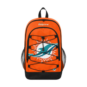 Miami Dolphins NFL Big Logo Bungee Backpack