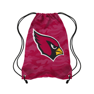 Arizona Cardinals NFL Big Logo Camo Drawstring Backpack