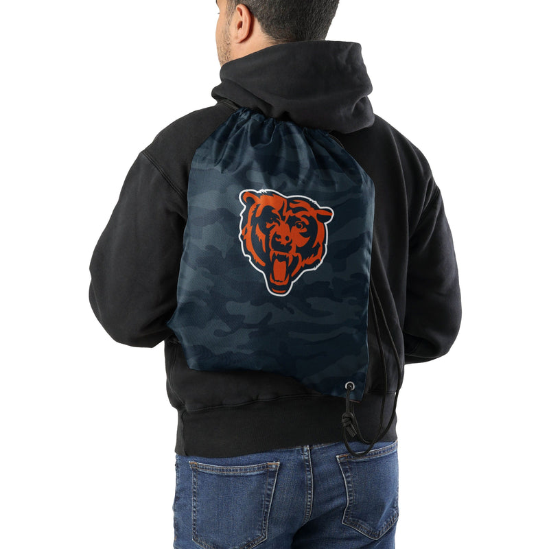 NWT Forever Collectibles Chicago Bears Plush Mascot Backpack Pal Drawstring  Bag