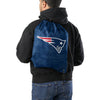 New England Patriots NFL Big Logo Camo Drawstring Backpack