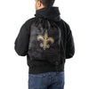 New Orleans Saints NFL Big Logo Camo Drawstring Backpack