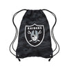 Las Vegas Raiders NFL Big Logo Camo Drawstring Backpack