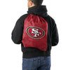 San Francisco 49ers NFL Big Logo Camo Drawstring Backpack