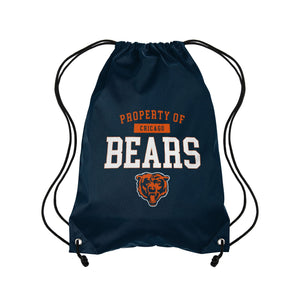 Chicago Bears NFL Property Of Drawstring Backpack