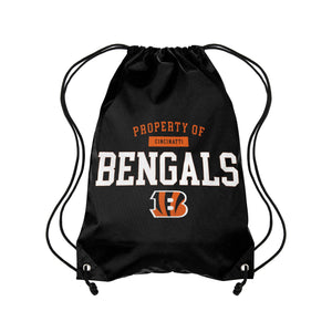 Cincinnati Bengals NFL Property Of Drawstring Backpack