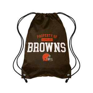 Cleveland Browns NFL Property Of Drawstring Backpack