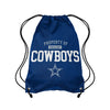 Dallas Cowboys NFL Property Of Drawstring Backpack