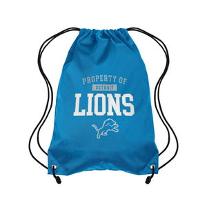 Detroit Lions NFL Property Of Drawstring Backpack