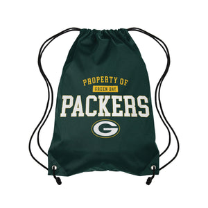 Green Bay Packers NFL Property Of Drawstring Backpack