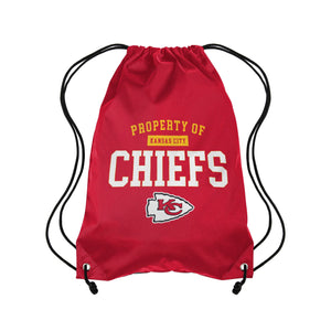 Kansas City Chiefs NFL Property Of Drawstring Backpack