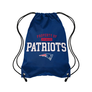 New England Patriots NFL Property Of Drawstring Backpack