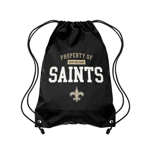New Orleans Saints NFL Property Of Drawstring Backpack