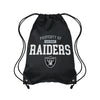 Las Vegas Raiders NFL Property Of Drawstring Backpack