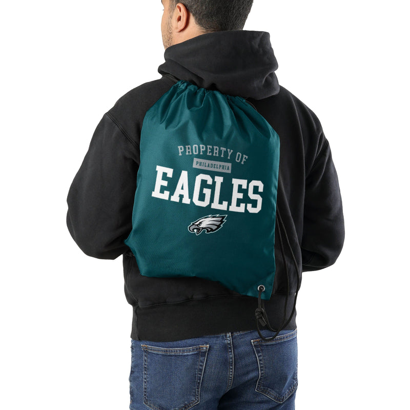 Philadelphia Eagles NFL Property Of Drawstring Backpack