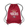 San Francisco 49ers NFL Property Of Drawstring Backpack