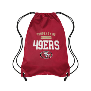San Francisco 49ers NFL Property Of Drawstring Backpack
