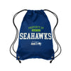 Seattle Seahawks NFL Property Of Drawstring Backpack