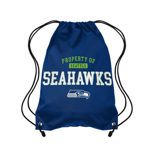Seattle Seahawks NFL Property Of Drawstring Backpack