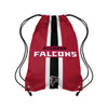 Atlanta Falcons NFL Team Stripe Wordmark Drawstring Backpack