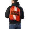 Cleveland Browns NFL Team Stripe Wordmark Drawstring Backpack